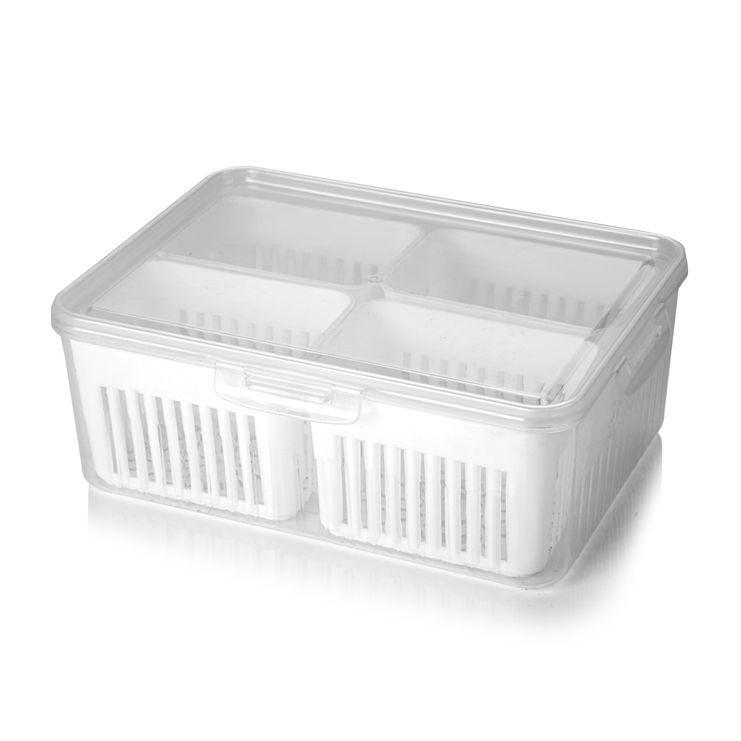 Fridge Storage Boxes Freezer Storage Containers, Container for Kitchen Storage Set, Storage in Kitchen, Vegetable Storage, Draining Crisper Refrigerator Food Box (1 Pc) Fridge Storage Boxes Freezer Storage Containers, Container for Kitchen Storage Set, Storage in Kitchen, Vegetable Storage, Draining Crisper Refrigerator Food Box (1 Pc)